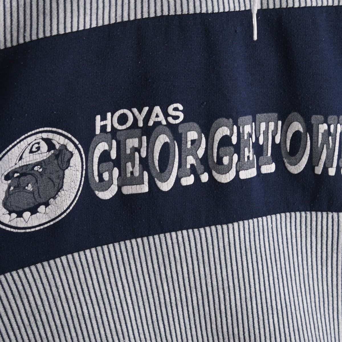 90s Georgetown Hoyas Navy 1/4 Zip Sweatshirt (L)