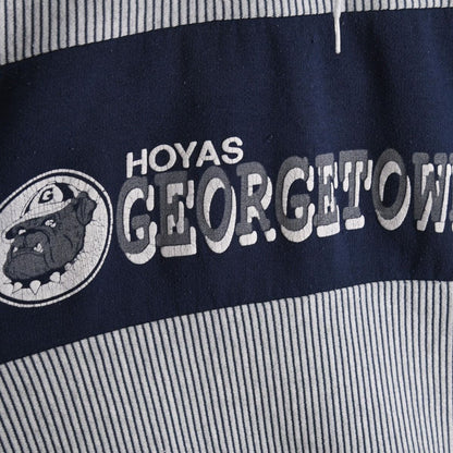 90s Georgetown Hoyas Navy 1/4 Zip Sweatshirt (L)