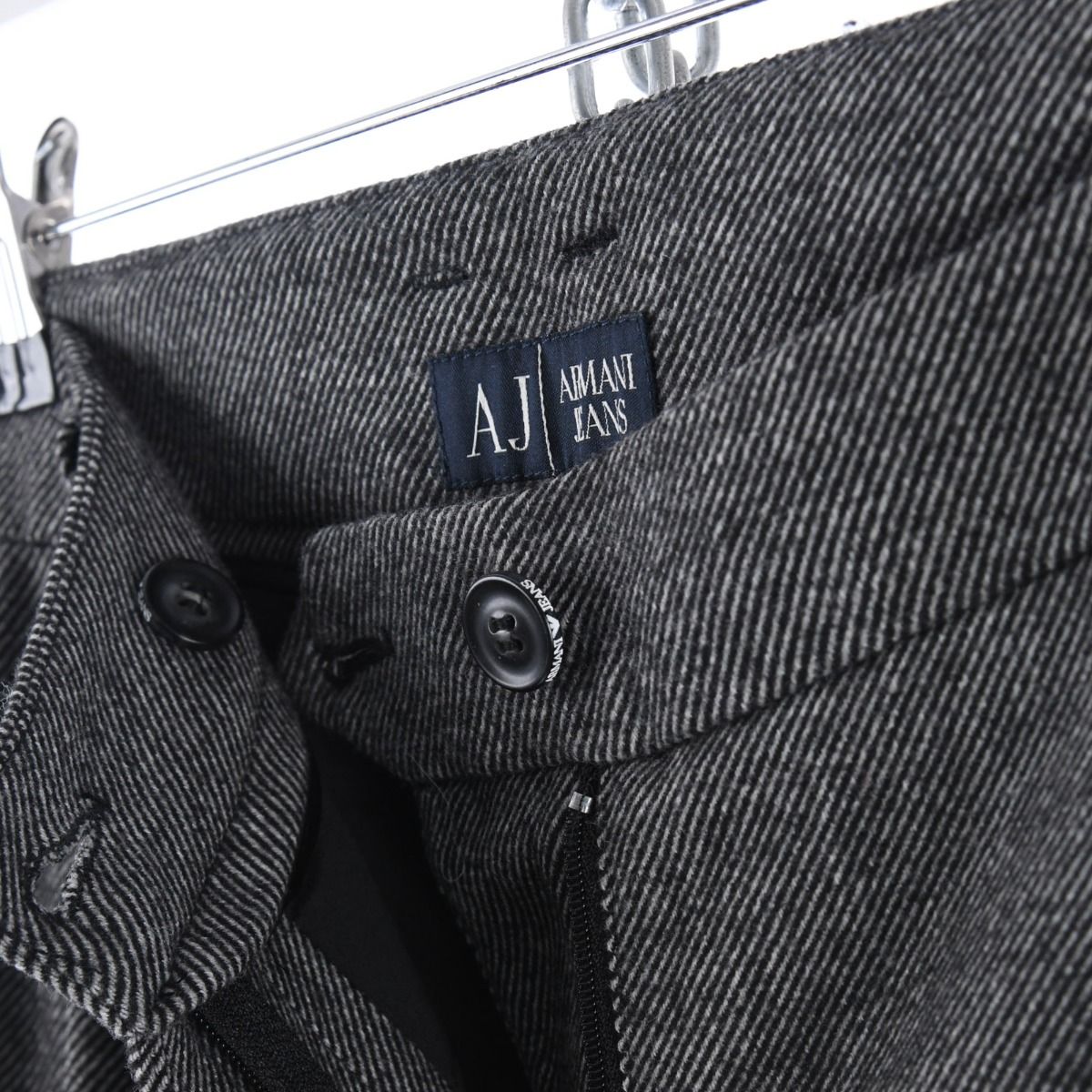 Armani Jeans Grey Tapered Trousers (W34" X L29")