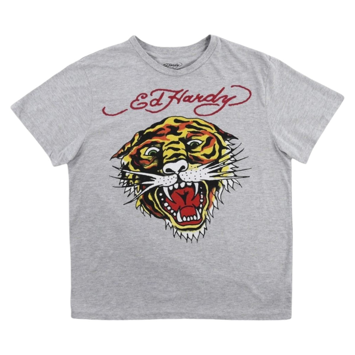 00s Ed Hardy Grey T-Shirt (M)