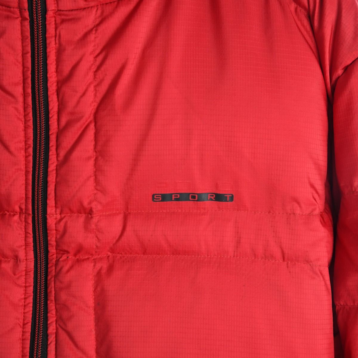 90s Polo Sport Red Down Puffer Jacket (XL)