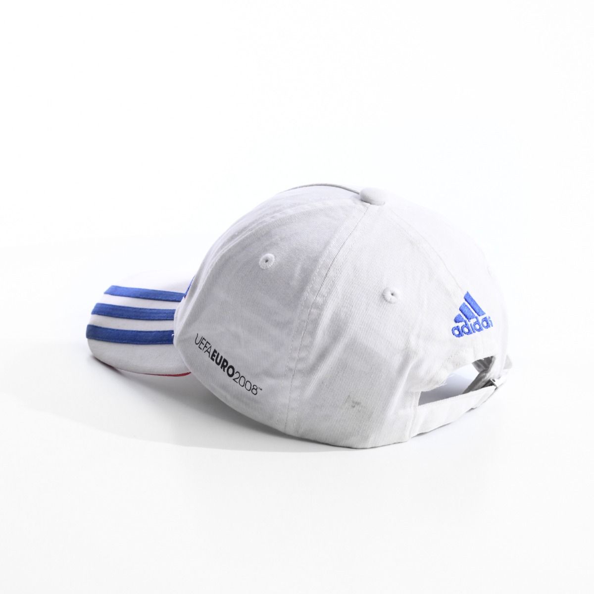 00s Adidas France Euros White Baseball Cap