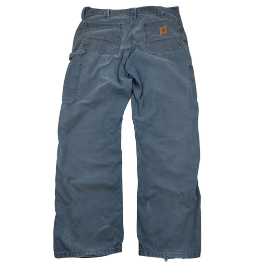 Carhartt Blue Baggy Carpenter Work Trousers (W35" x L32")