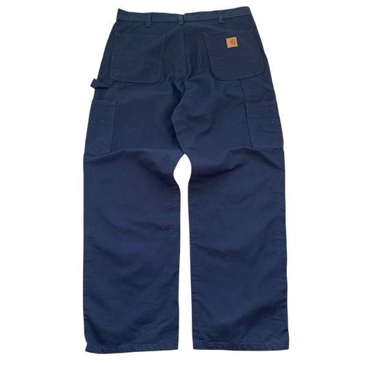 Carhartt Navy Baggy Carpenter Trousers (W34" x L30")