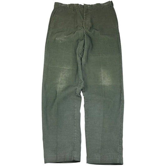 90s Sears Green Baggy Corduroy Trousers (W36" x L32")