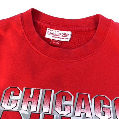 Chicago Bulls X Mitchell & Ness Red Sweatshirt (S)