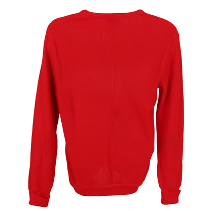 80s Izod Lacoste Red Knit Jumper (M)