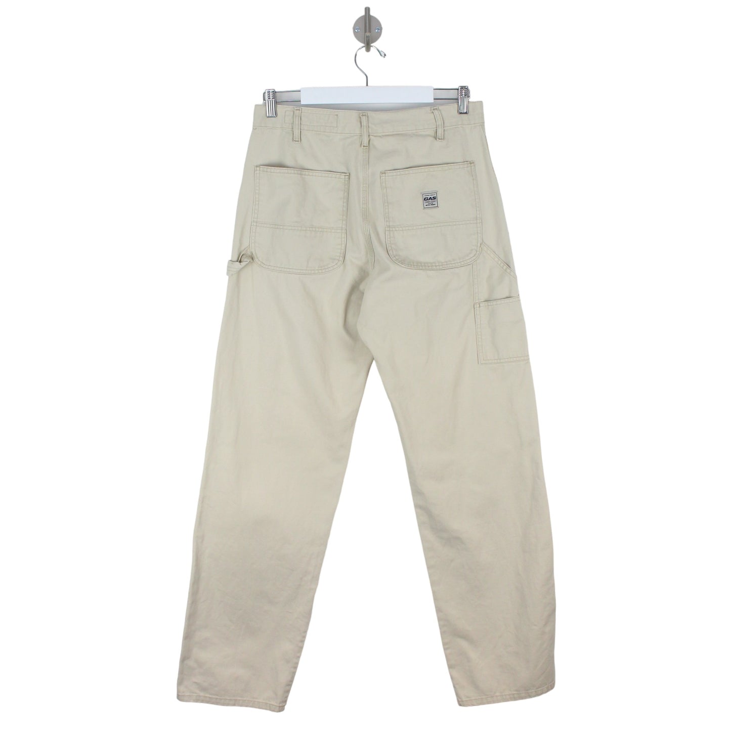 00s Gas Cream Carpenter Trousers (W33" X L33")