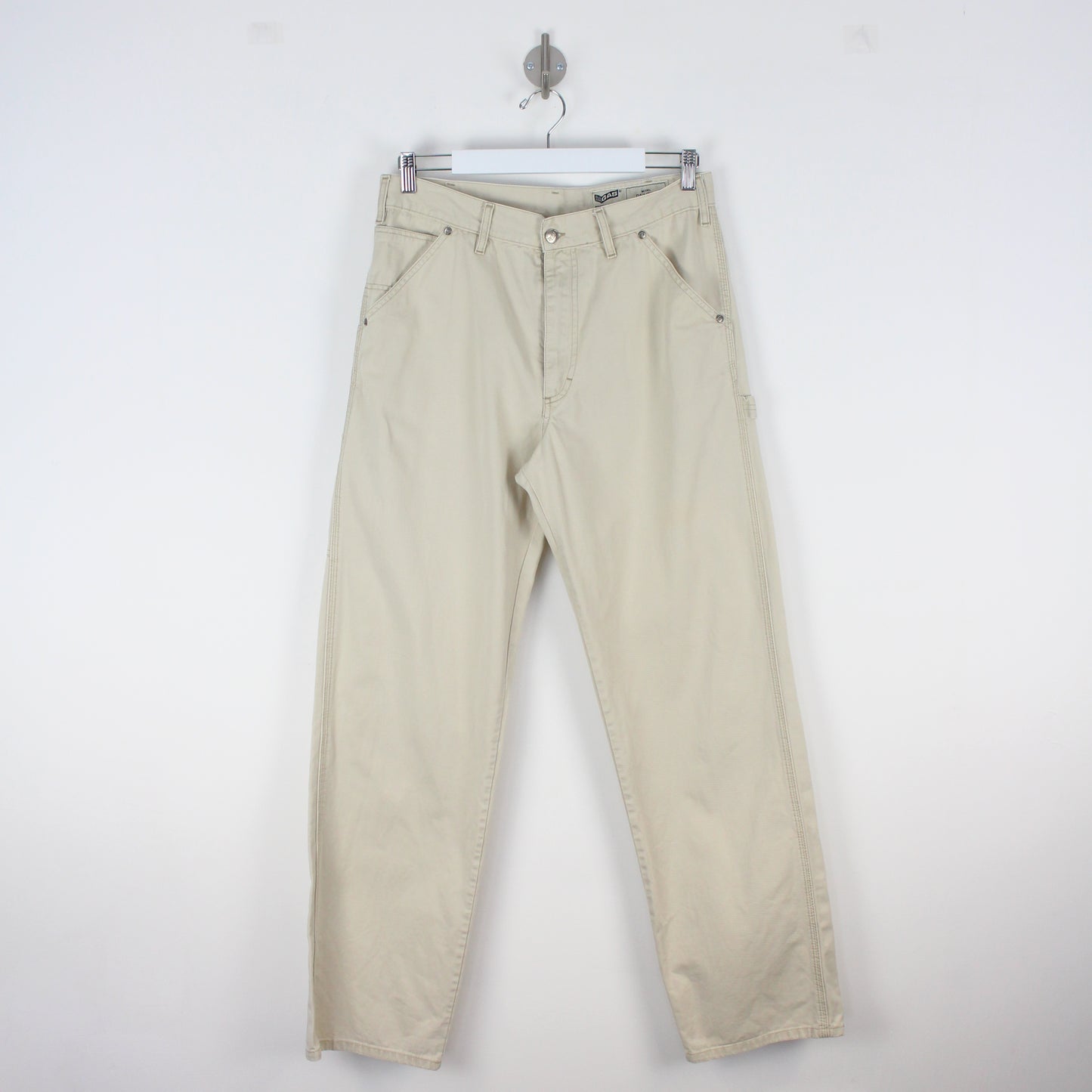 00s Gas Cream Carpenter Trousers (W33" X L33")