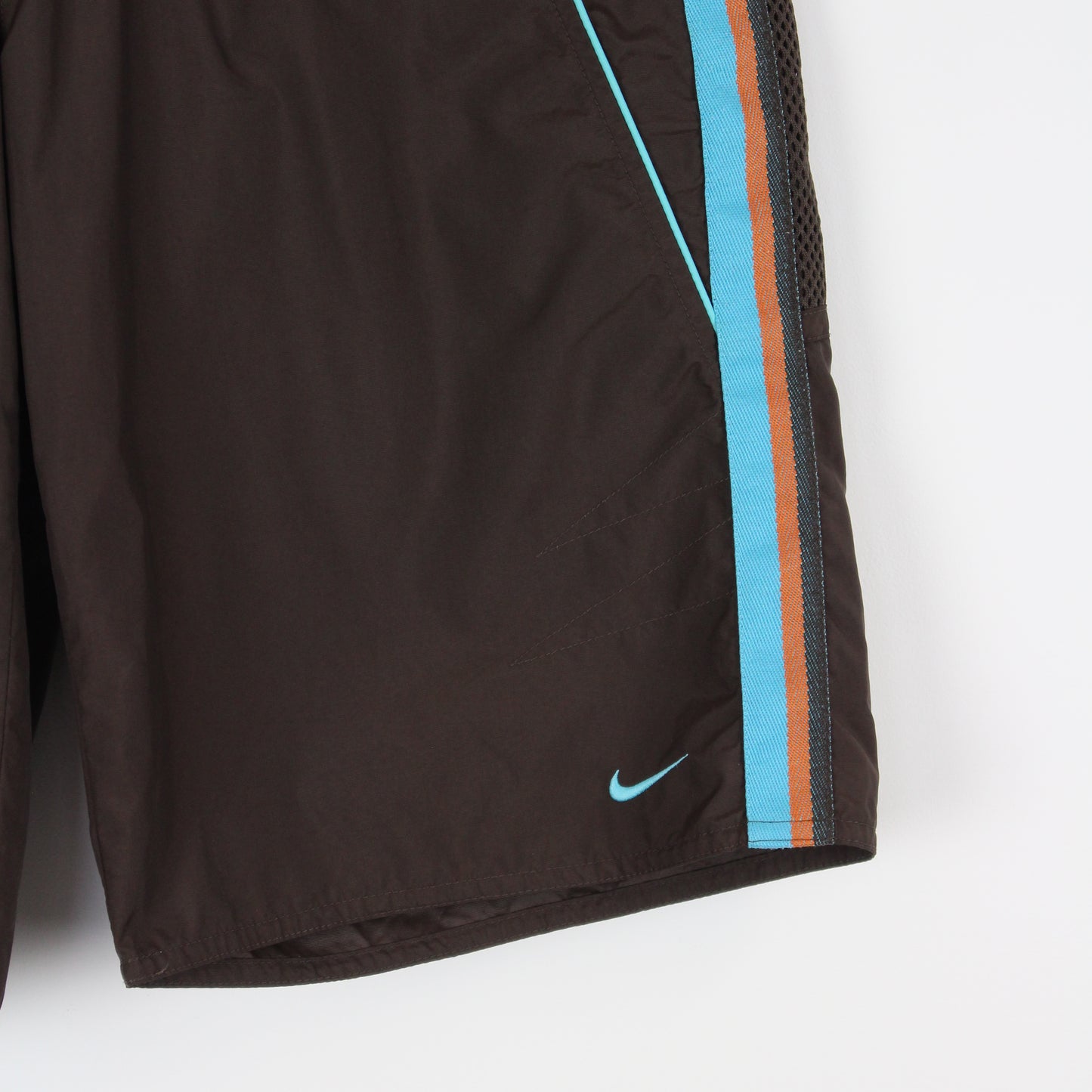 00s Nike Brown Board Swim Shorts (M)