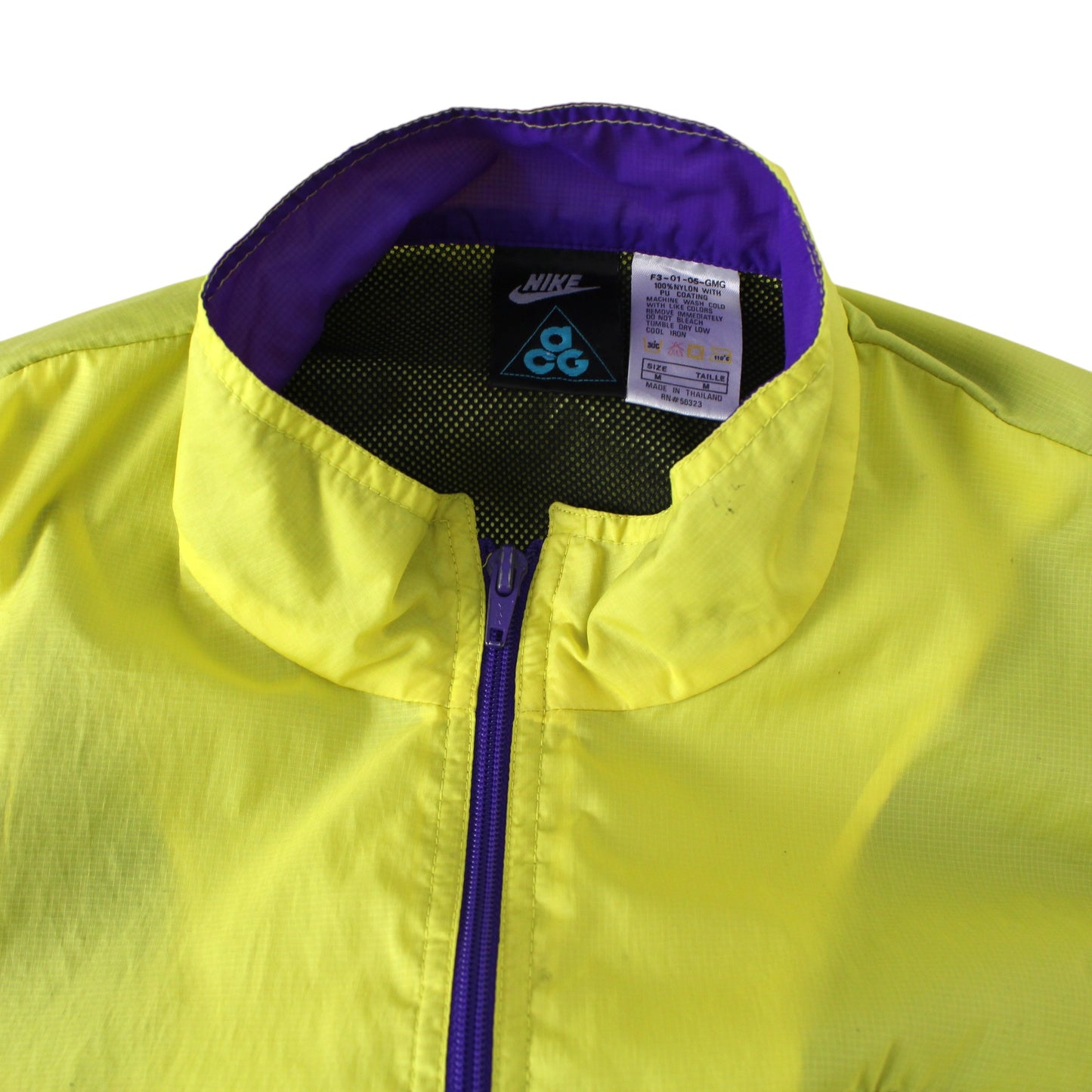 90s Nike ACG Yellow Light Jacket (M)