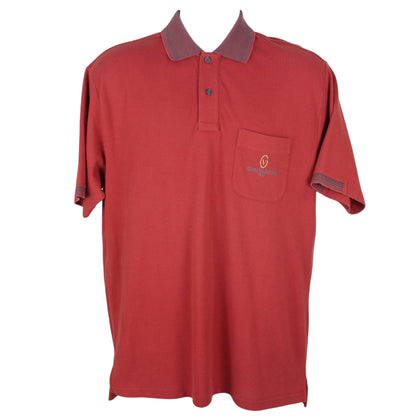 90s Gianni Valentino Red Polo Top (L)