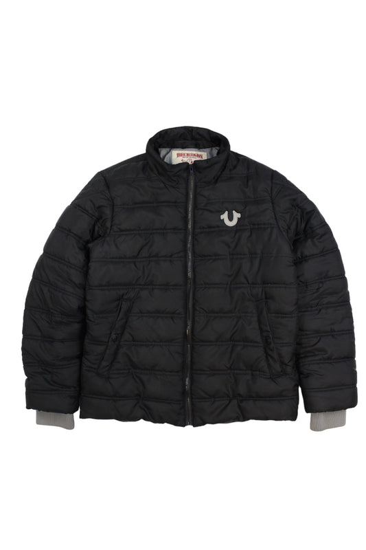 True Religion Black Padded Jacket (M)