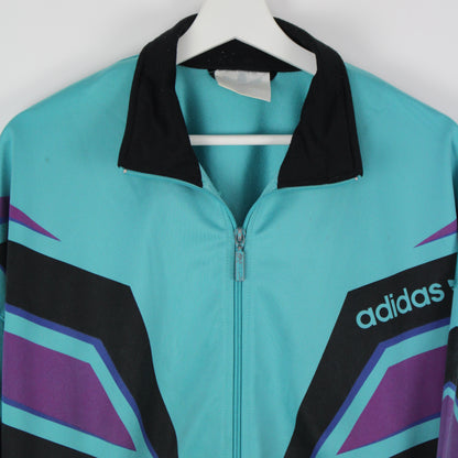 90s Adidas Green Track Jacket (L)