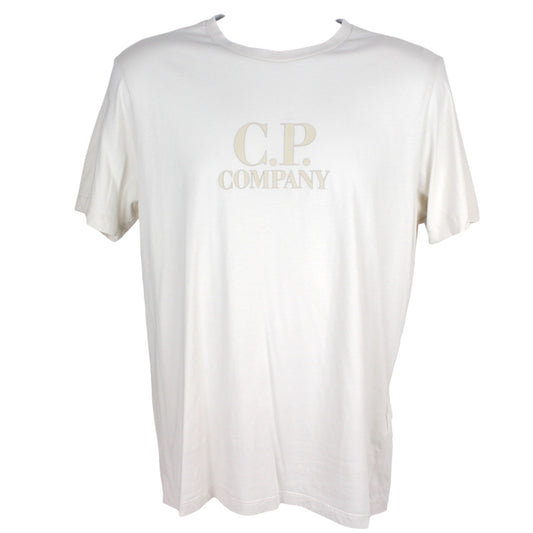 C.P. Company White/Cream T-Shirt (M)