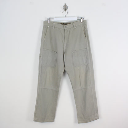00s Y2K X-Cape Cream Denim Carpenter Jeans (W34" X L30")
