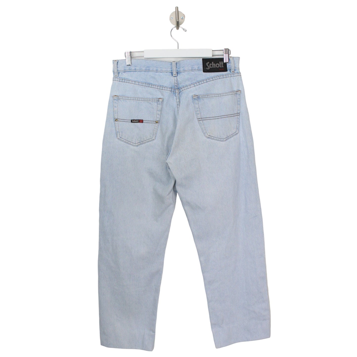 00s Schott Light Denim Jeans (W35" X L27")