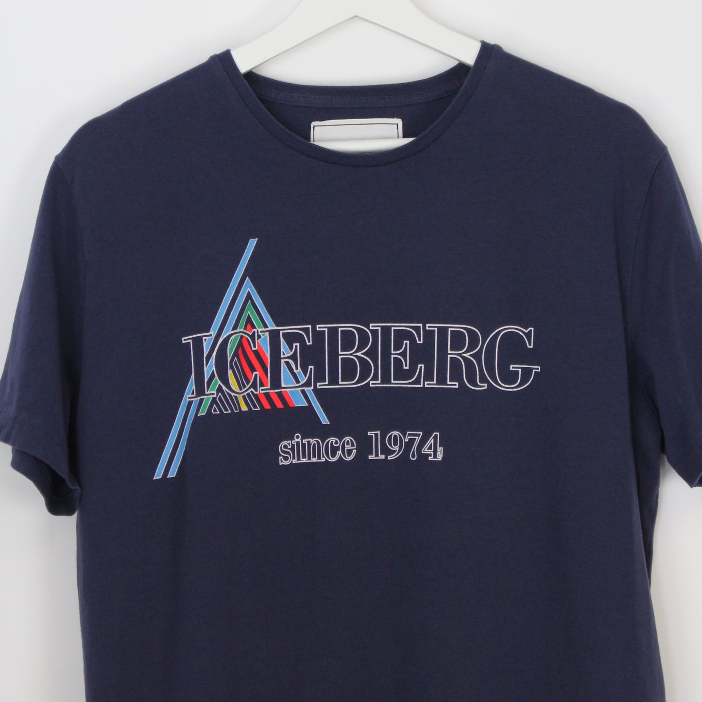 00s Iceberg Navy T-Shirt (M)