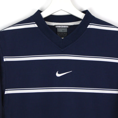 00s Nike Navy Polyester T-Shirt (S)