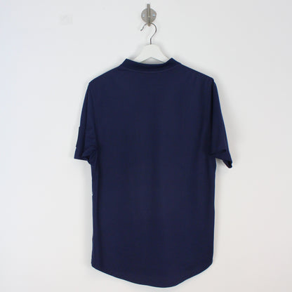 00s Nike Navy Polyester T-Shirt (S)