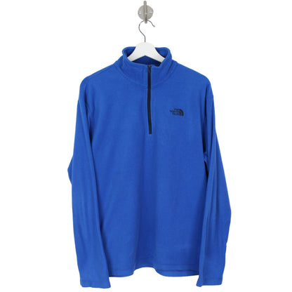 The North Face Blue 1/4 Zip Fleece (M)