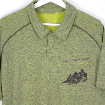 Salomon Green Polo Top (M)