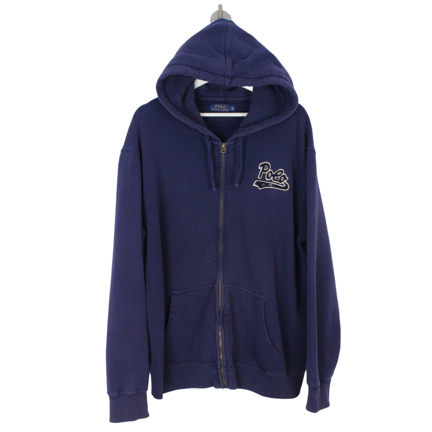 Polo Ralph Lauren Navy Full Zip Hoodie (XL)