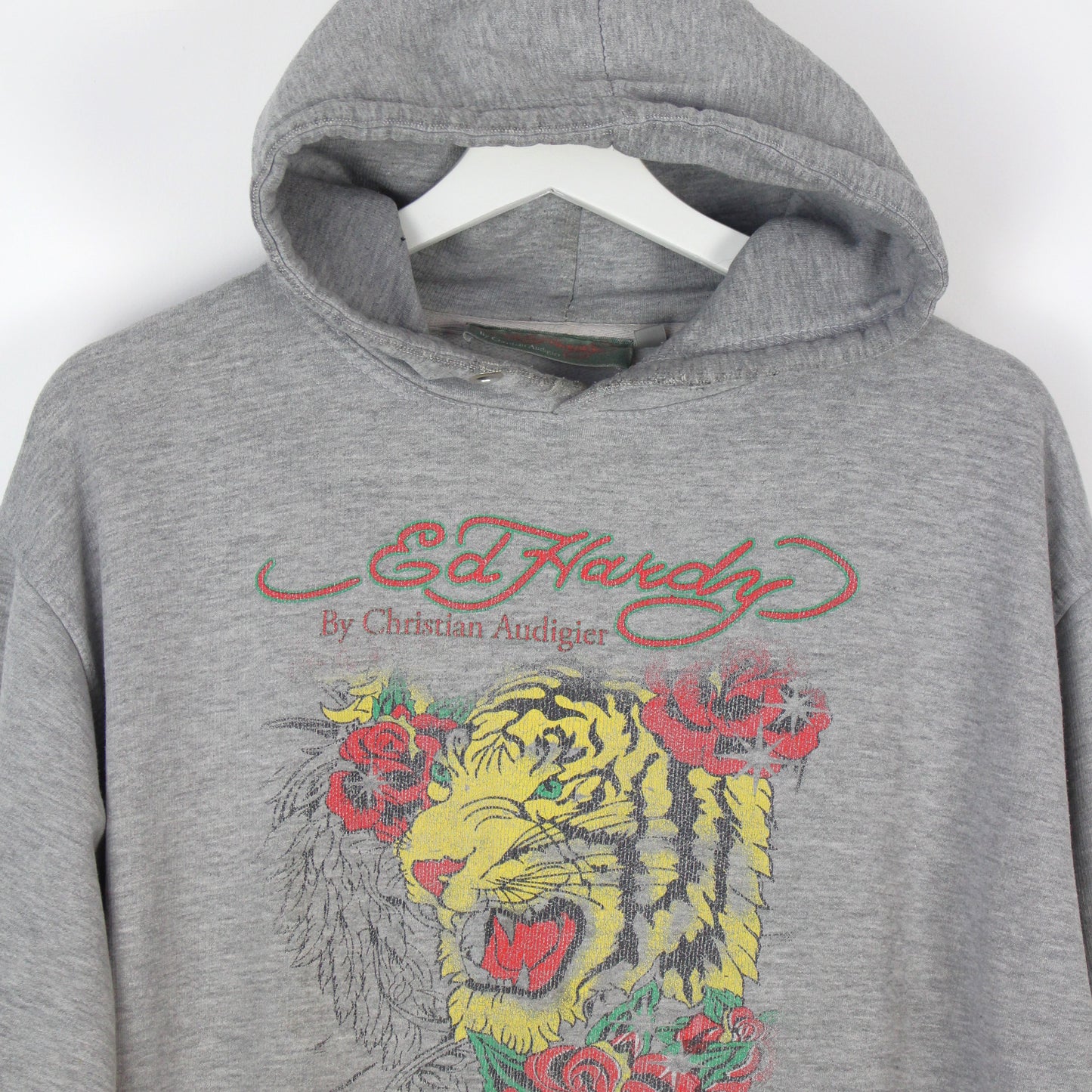 00s Ed Hardey Grey Hoodie (M)