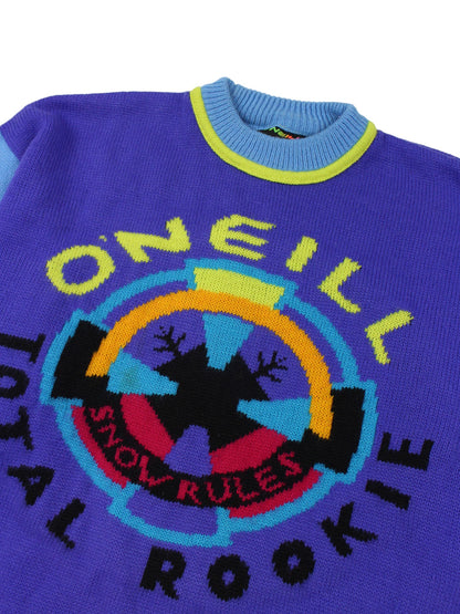 90s O'Neill Purple Heavy Knitted Jumper (S)