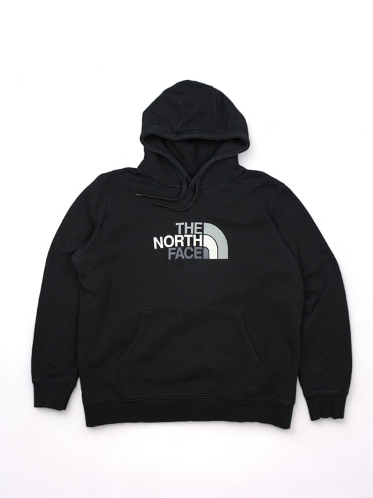 The North Face Black Embroidered Hoodie (XL)