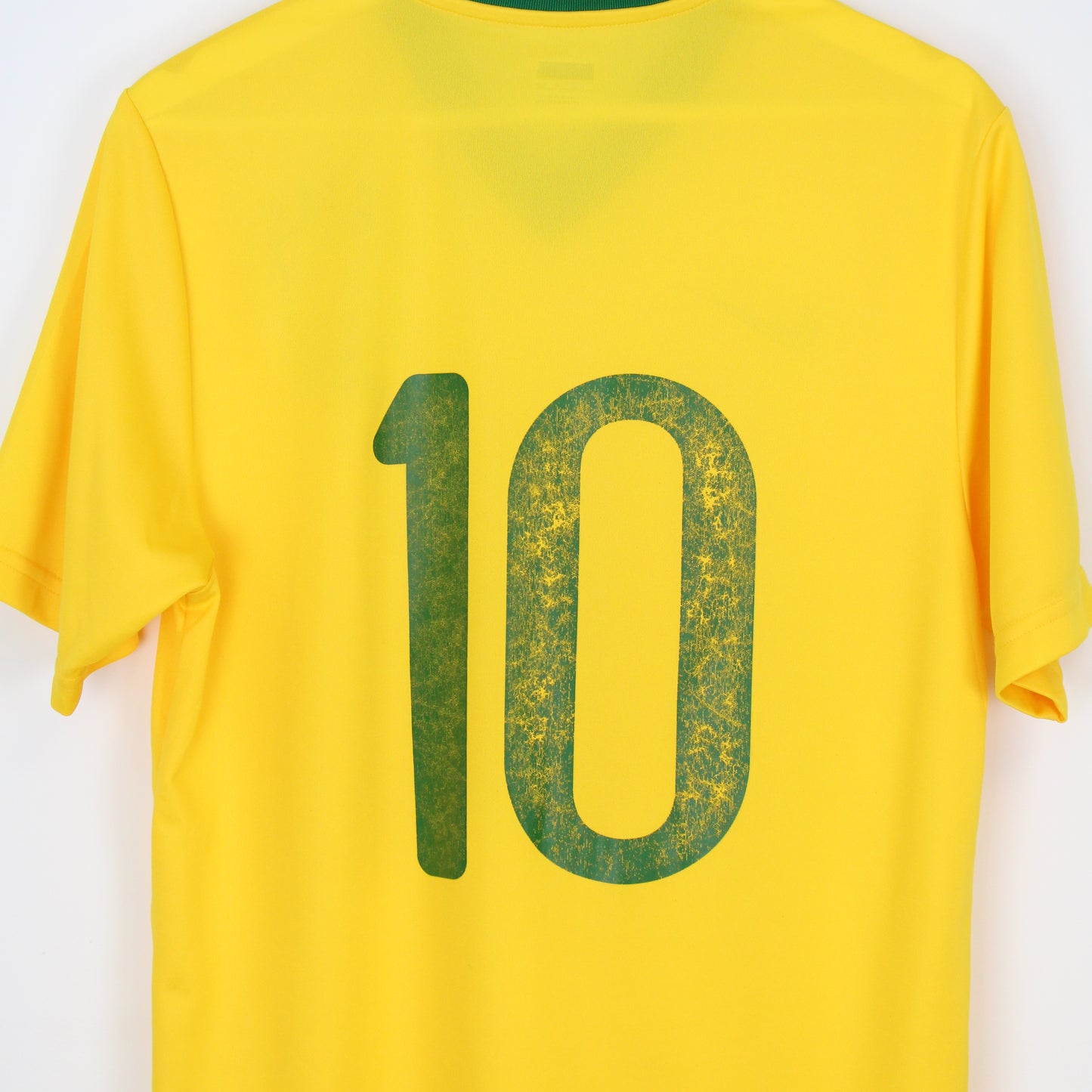 00s Brasil Nike Yellow Polyester T-Shirt (S)