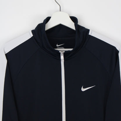 Nike Navy Polyester Track Jacket (L)