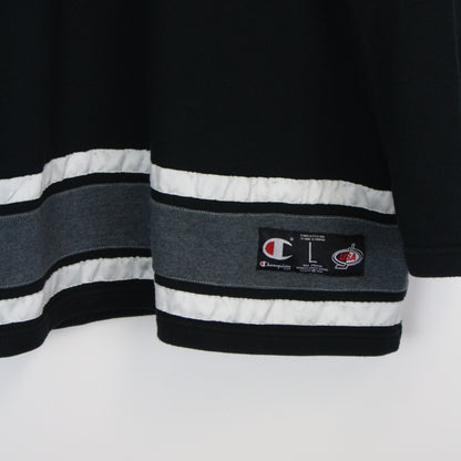 00s Champion Black Embroidered Sweatshirt (L)