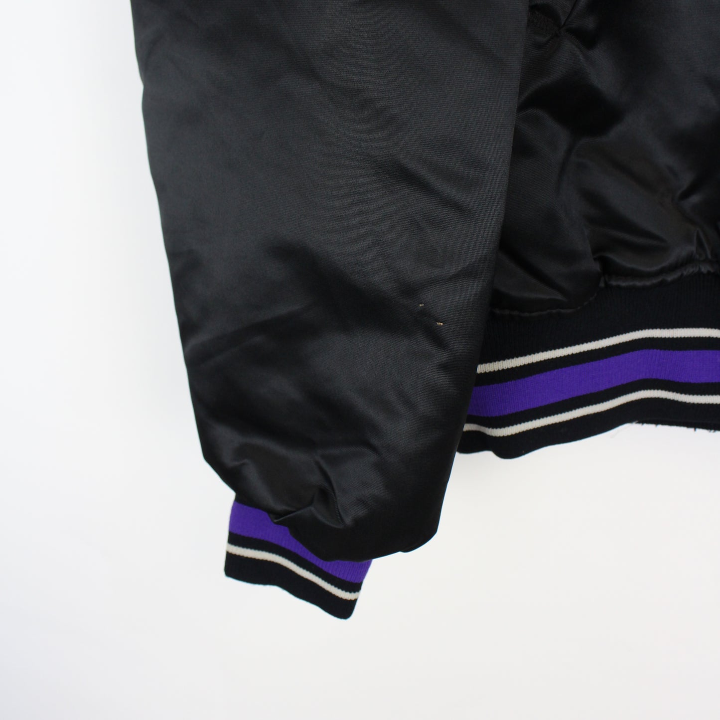 90s Colorado Rockies Starter Black Varsity Jacket (L)