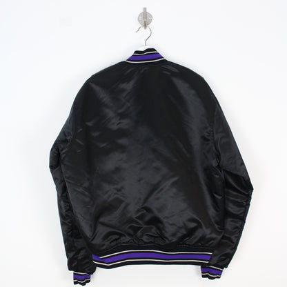 90s Colorado Rockies Starter Black Varsity Jacket (L)