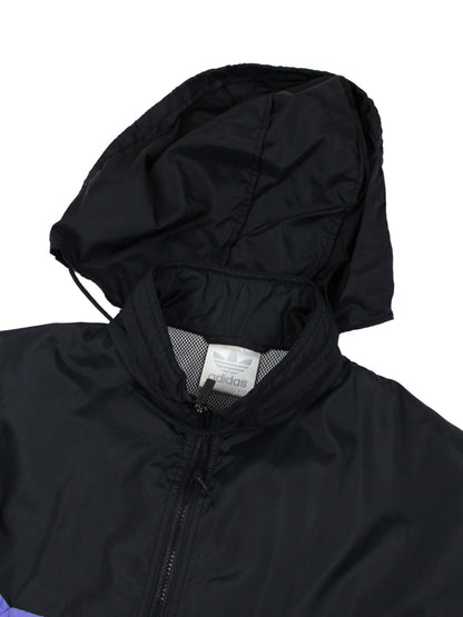 90s Adidas Black Light Pullover Jacket (XL)