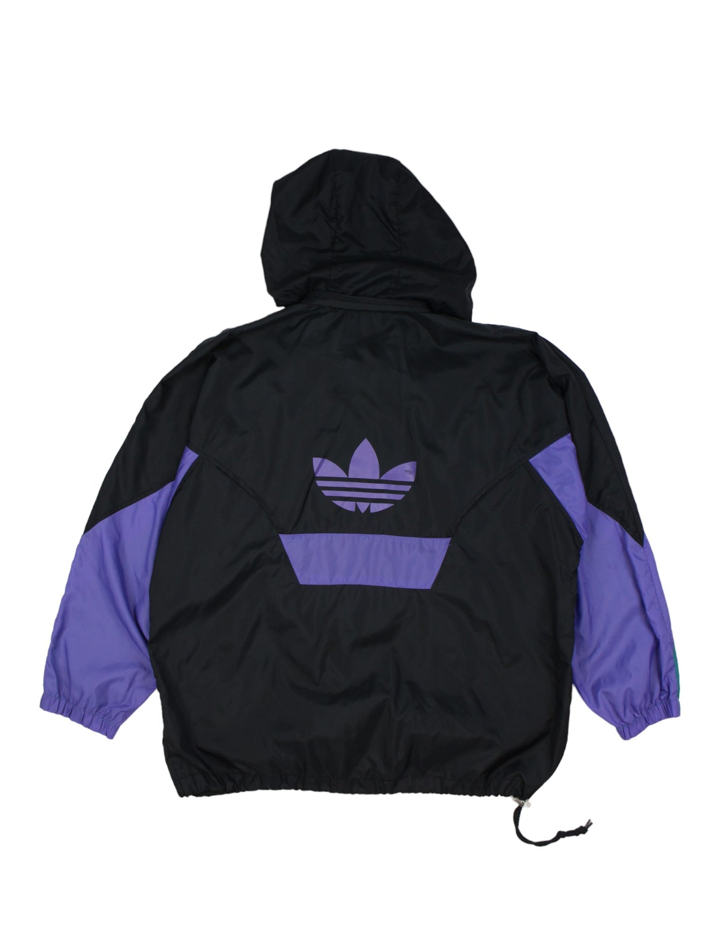 90s Adidas Black Light Pullover Jacket (XL)