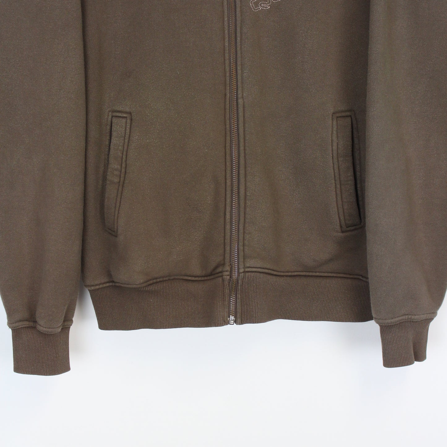 Quiksilver Brown Cotton Track Jacket (M)