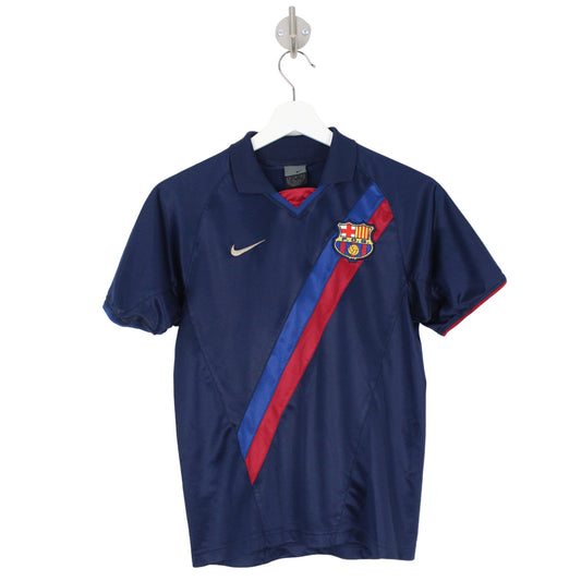 2003 Barcelona Nike Navy Away Shirt (Kids M)