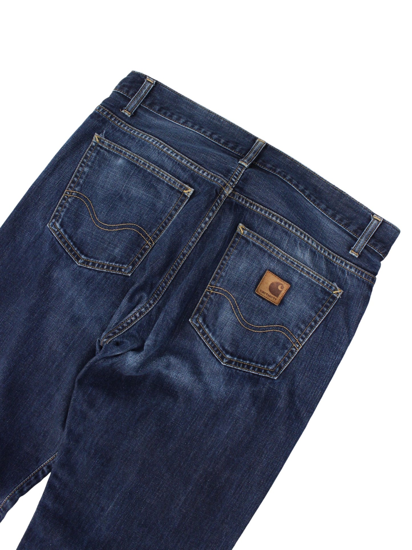 00s Carhartt Fulton Pant Navy Denim Jeans (W33" X L32")