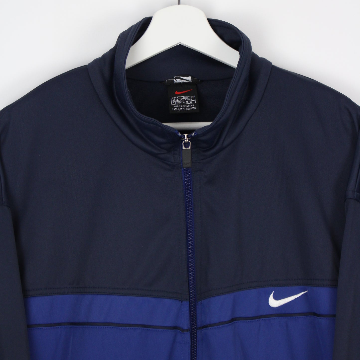 90s Nike Navy Track Jacket (L/XL)