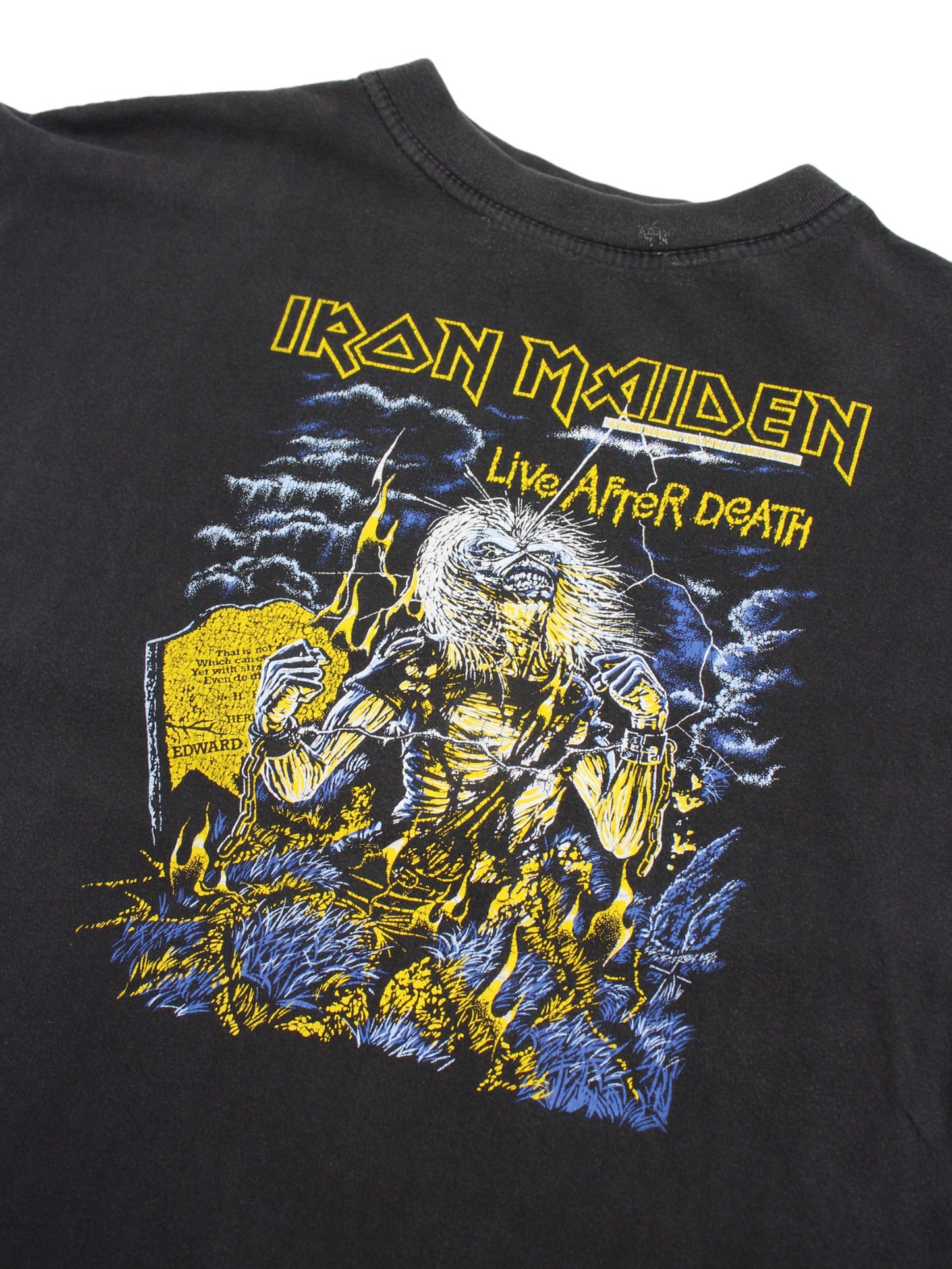 00s Iron Maiden Life After Death Black T-Shirt (S)