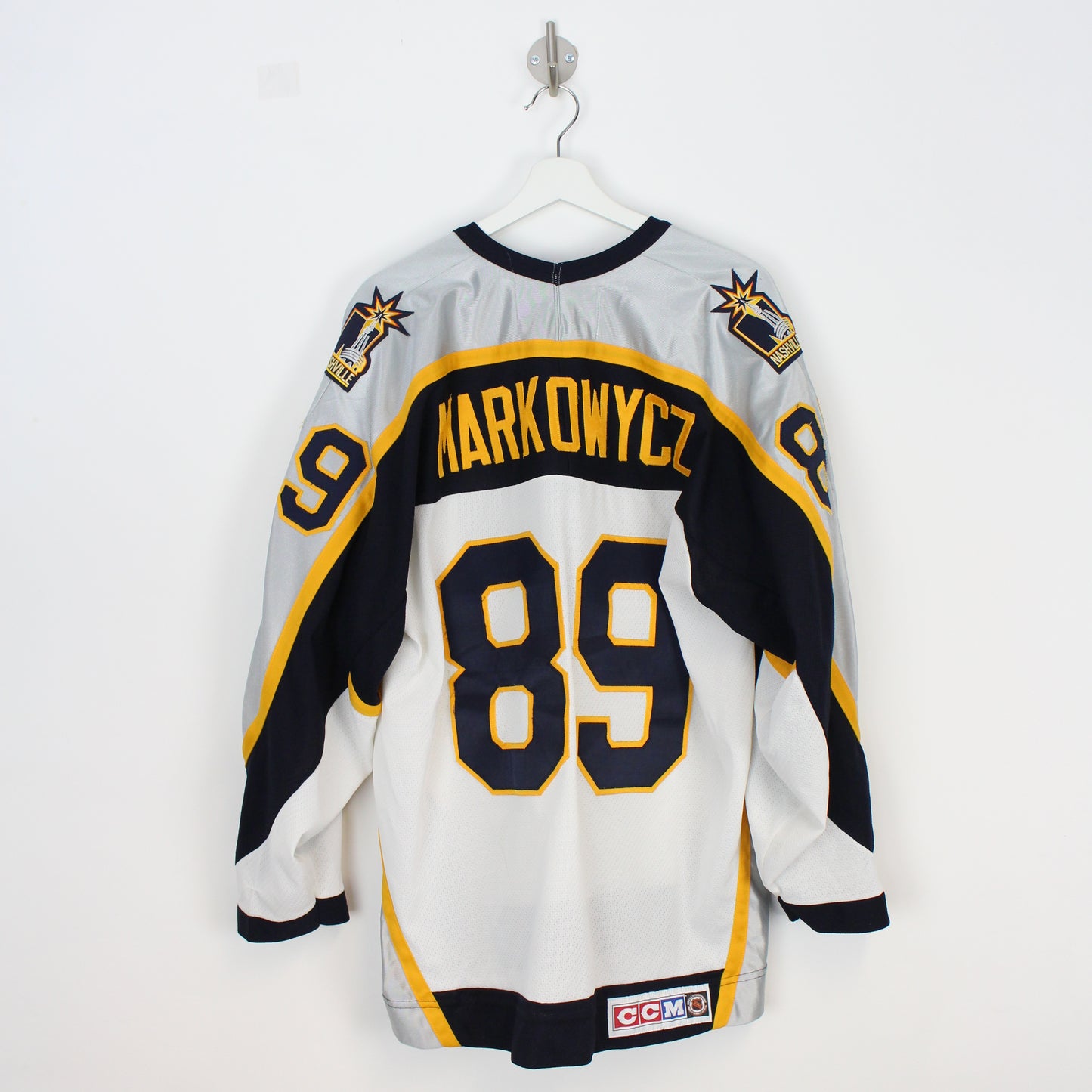 Nashville Predators #89 White Hockey (XL)