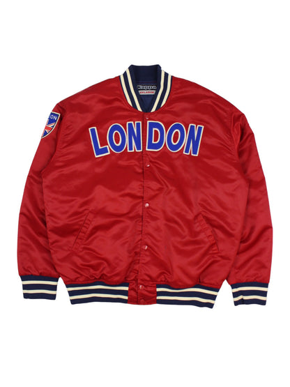 00s Kappa London Red Varsity Jacket (XXL)