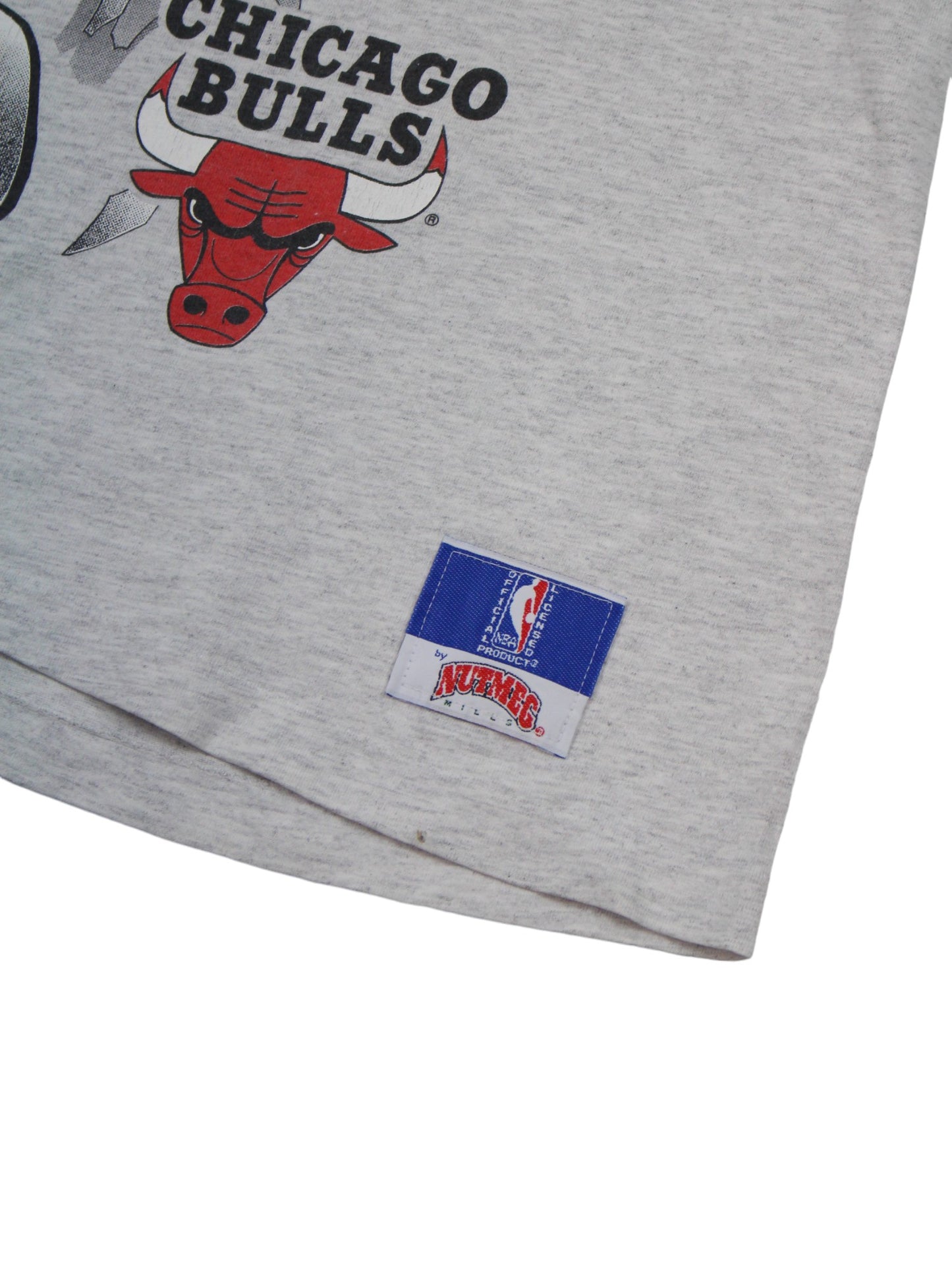 90s Nutmeg Chicago Bulls Grey T-Shirt (S)