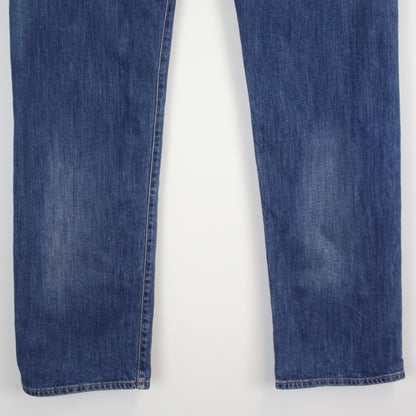 Armani Jeans Blue Straight Denim Jeans (W36" X L34")