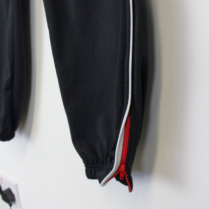 00s Nike Black Tracksuit Bottoms (M)