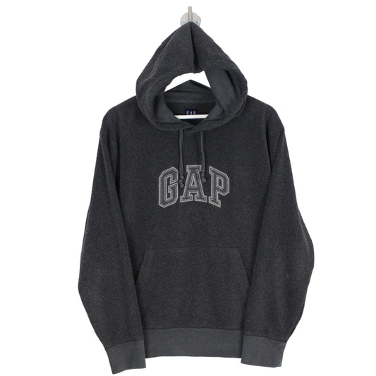 GAP Grey Embroidered Fleece Hoodie (S)