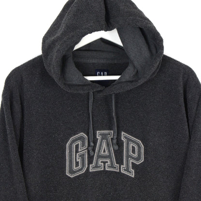 GAP Grey Embroidered Fleece Hoodie (S)