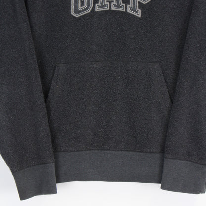 GAP Grey Embroidered Fleece Hoodie (S)